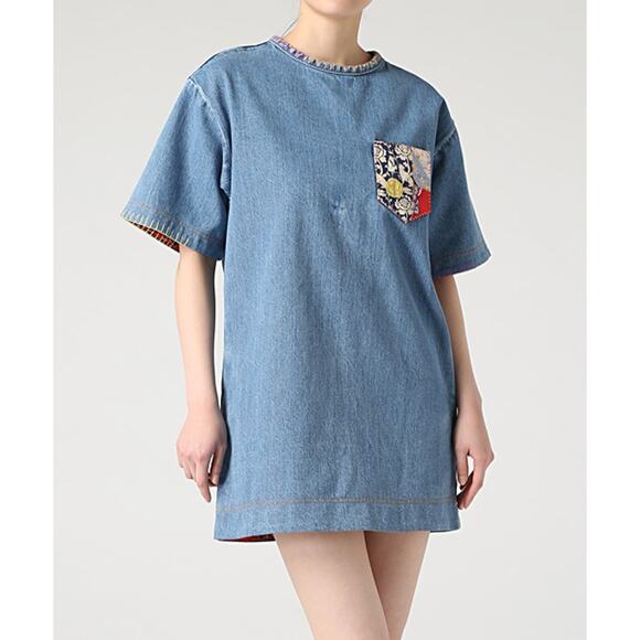 MARC JACOBS DENIM SHIRT DRESS - Picture 1 of 10